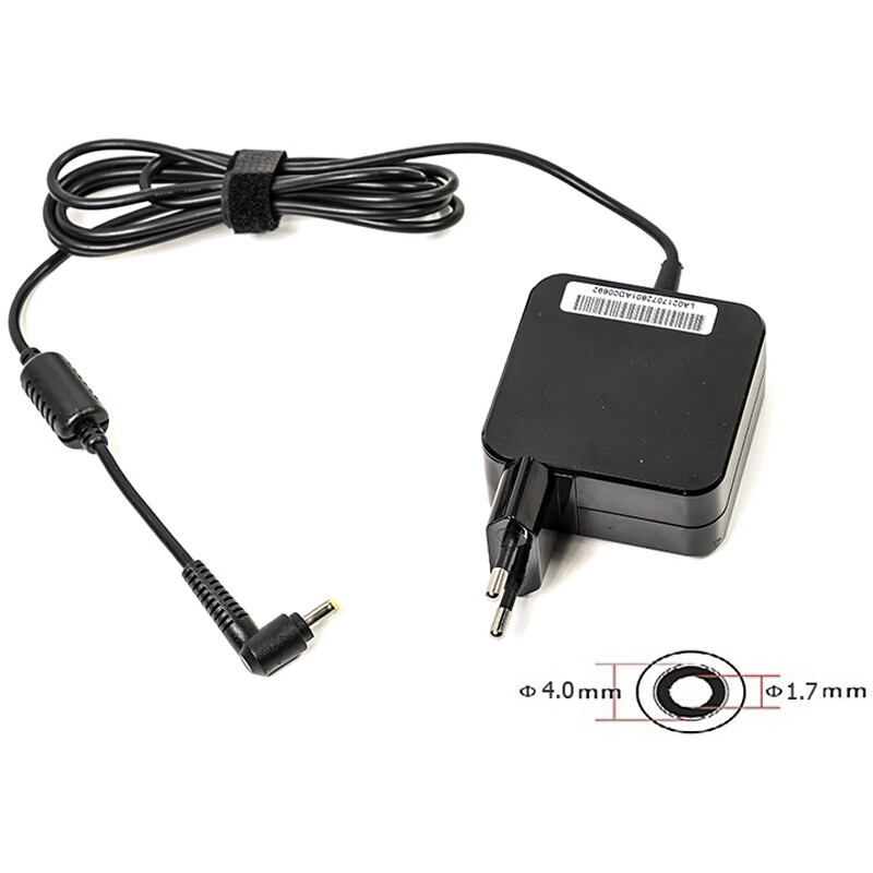 Блок питания PowerPlant для ноутбука IBM/Lenovo 220V, 20V 45W 2.25A, 4.0х1.7мм, wall mount (WM-IB45H4017)