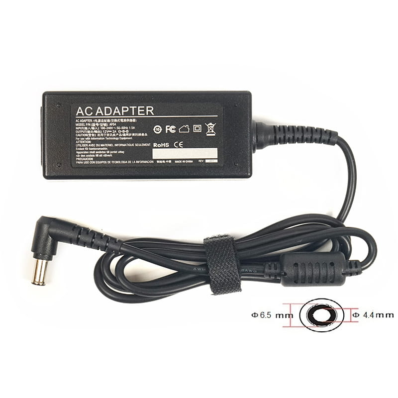 Блок питания PowerPlant для ноутбука LG 220V, 12V 24W 2A, 6.5х4.4мм (AS24A6544)