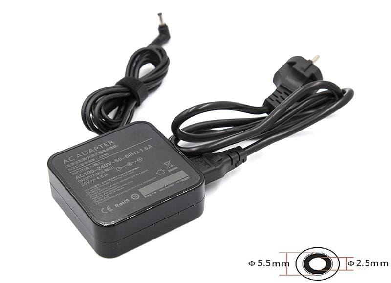 Блок живлення PowerPlant для ноутбуков IBM/Lenovo 220V, 20V 90W 4.5A (5.5*2.5) wall mount (WM-LS90H5525)