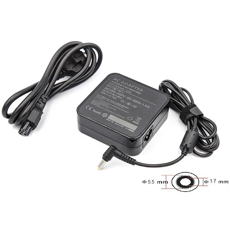 Блок питания PowerPlant для ноутбуков Acer 220V, 19V 90W 4.74A (5.5*1.7) wall mount (WM-AC90F5517)