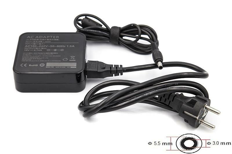 Блок живлення PowerPlant для ноутбуков Samsung 220V, 19V 90W 4.74A (5.5*3.0) wall mount (WM-SA90F5530)