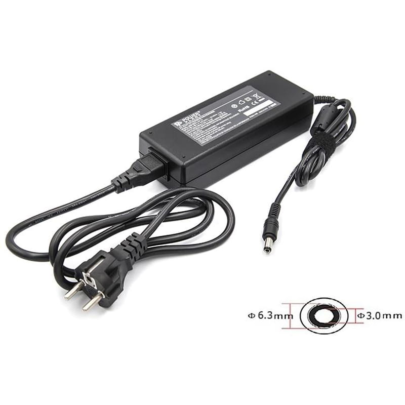 Блок живлення PowerPlant для ноутбуков Toshiba 220V, 19V 120W 6.3A (6.3*3.0) (TO120F6330)