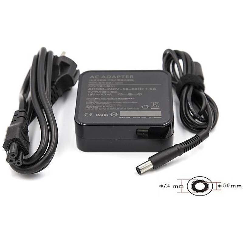 Блок живлення PowerPlant для ноутбуков HP 220V, 19V 90W 4.74A (7.4*5.0) wall mount (WM-HP90F7450)