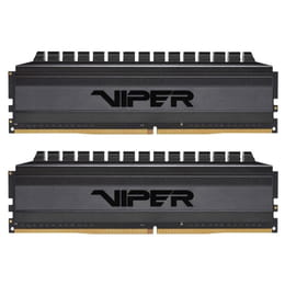 Модуль пам`яті DDR4 2x8GB/3000 Patriot Viper 4 Blackout (PVB416G300C6K)