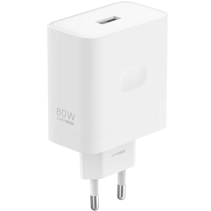 Мережевий зарядний пристрій Oppo SuperVOOC 80W White (VCB8OAEH)