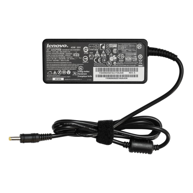 Блок питания для ноутбука Grand-X 20V 2.25A 45W 4.0x1.7мм + каб.пит. (ACLEL45WS3)