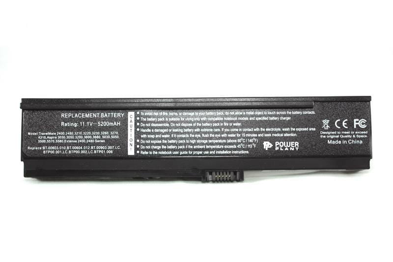 АКБ PowerPlant для ноутбука Acer Aspire 3030 (BT.00603.010) 11.1V 5200mAh (NB00000211)