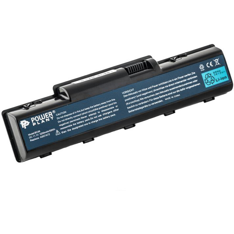 АКБ PowerPlant для ноутбука Acer Aspire 4710 (AS07A41, AC43103S2P) 11.1V 5200mAh (NB00000063)