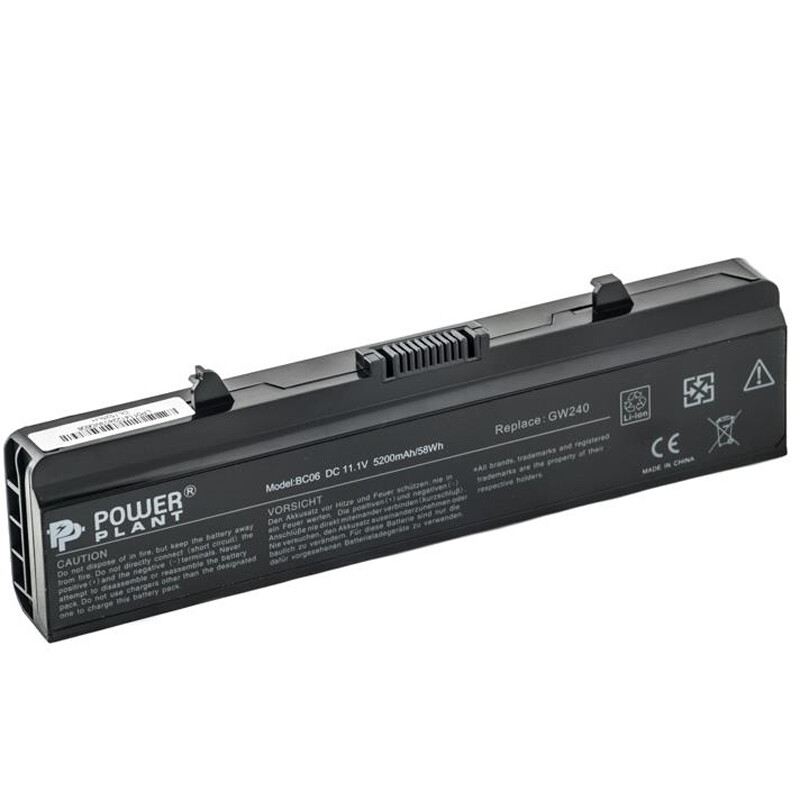 АКБ PowerPlant для ноутбука Dell Inspiron 1525 (RN873, DE 1525, 3S2P) 11.1V 5200mAh (NB00000021)