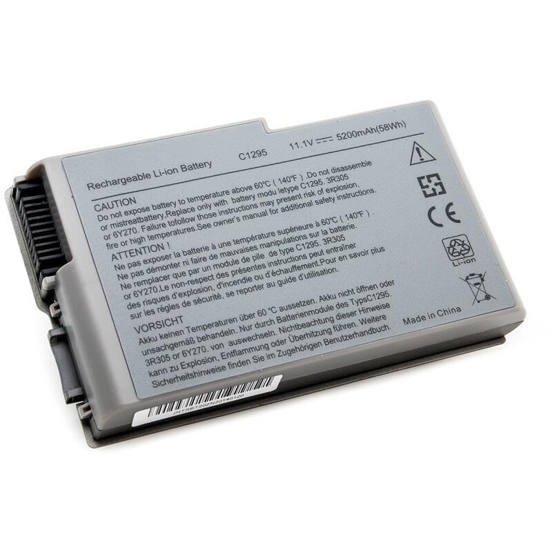 АКБ PowerPlant для ноутбука Dell Latitude D600 (C1295, DE D600, 3S2P) 11.1V 5200mAh (NB00000034)