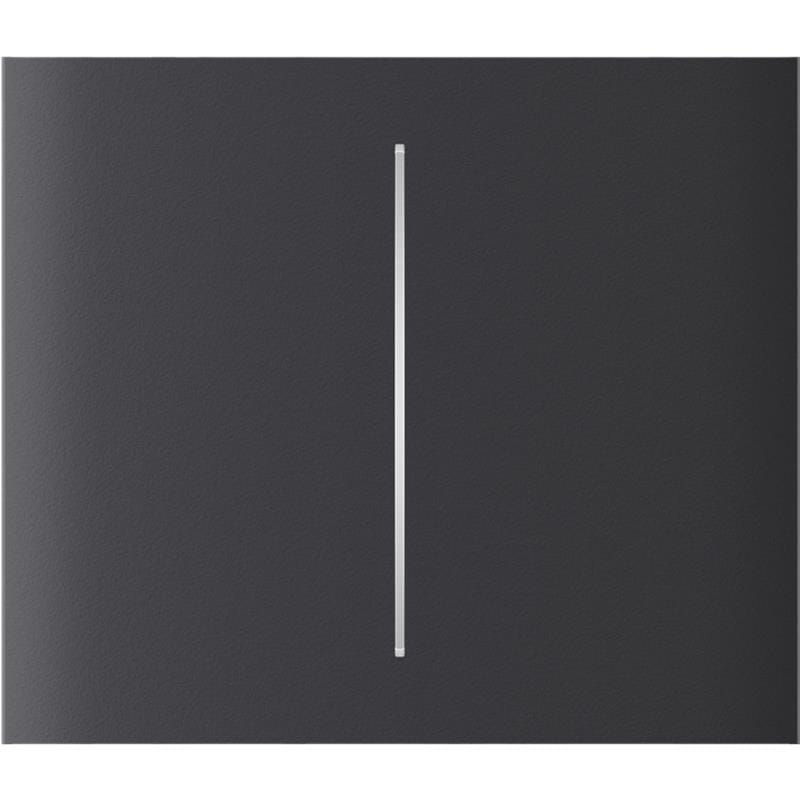 Кнопка центральная для двухклавишного вертикального выключателя Ajax CenterButton Vertical (2-gang) for LightSwitch Jeweller Graphite