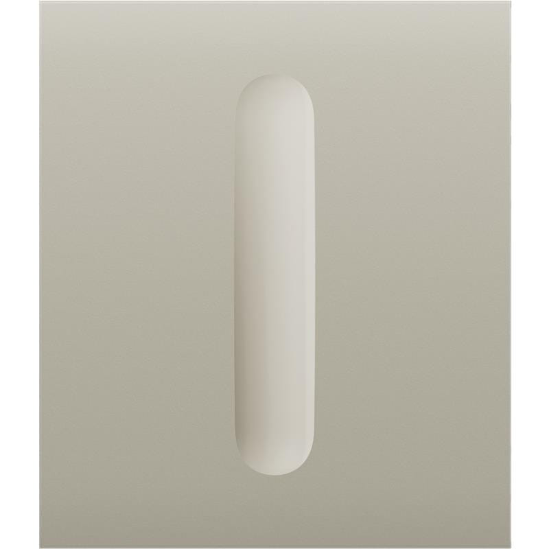 Кнопка центральная для одноклавишного выключателя дымера Ajax CenterButton Dimmer (1-gang/2-way) for LightSwitch Jeweller Ivory