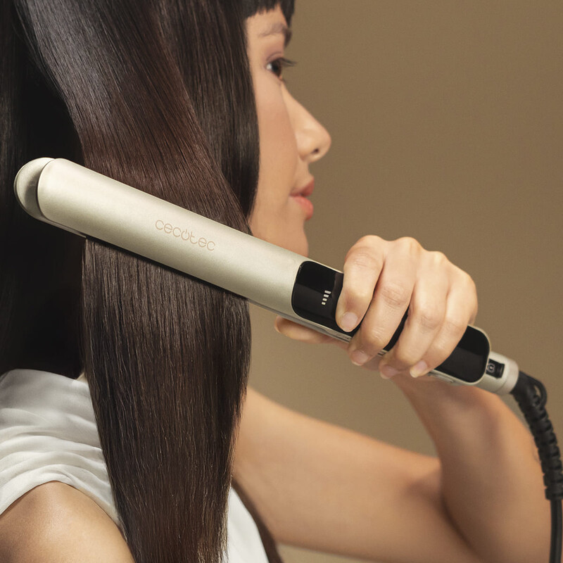 Утюжок (выпрямитель) для волос Cecotec Lisse Keratin Essence Champagne (A01_EU01_110363)