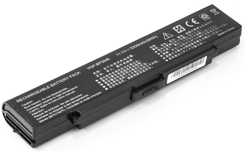 АКБ PowerPlant для ноутбука Sony Vaio VGN-CR20 (VGP-BPS9, SO BPS9 3S2P) 11.1V 5200mAh (NB00000137)