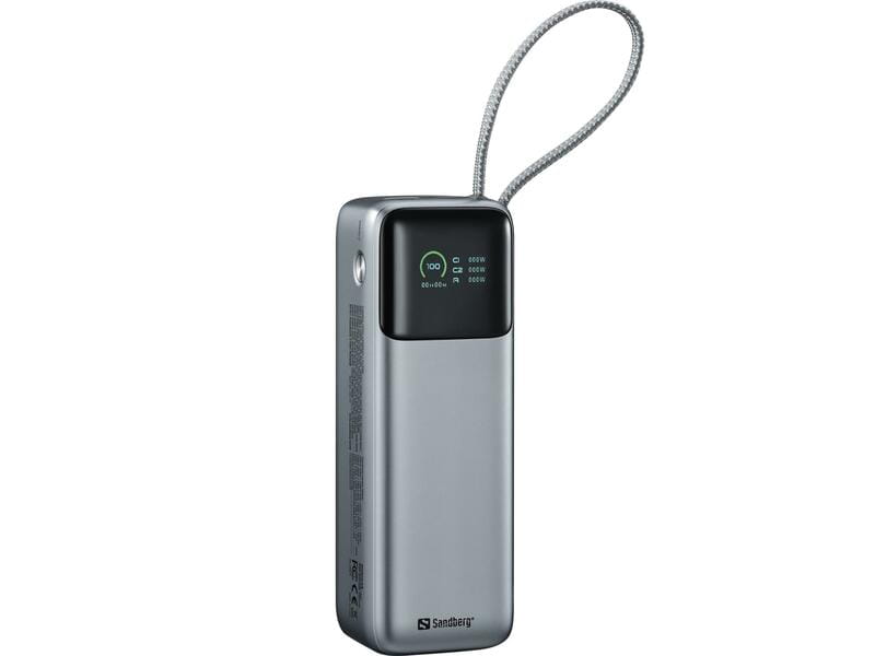 Универсальная мобильная батарея Sandberg All-in1 27000mAh PD 240W Grey (421-31)