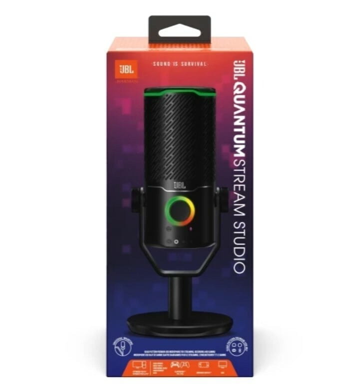 Микрофон JBL Quantum Stream Studio Black (JBLSTRMSTUDIOBLK)