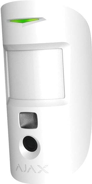 Беспроводной датчик движения Ajax HDR MotionCam Jeweller White