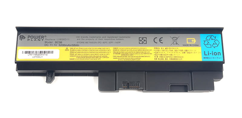 АКБ PowerPlant для ноутбука IBM/Lenovo Ideapad Y330 (LO8S6D11, LOY330LH) 11.1V 5200mAh (NB480371)