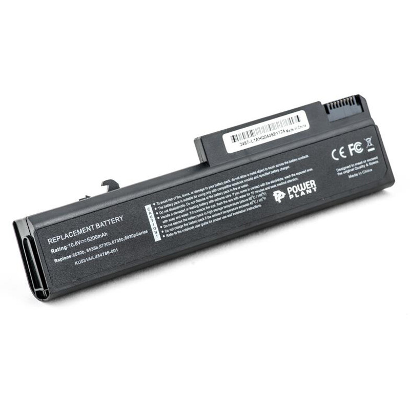 АКБ PowerPlant для ноутбука HP EliteBook 6930p (HSTNN-UB68, H6735LH) 10.8V 5200mAh (NB00000054)