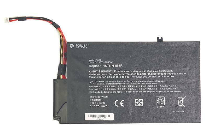 АКБ PowerPlant для ноутбука HP Envy TouchSmart 4 (EL04XL, HPTS40PB) 14.8V 3200mAh (NB460649)