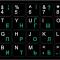 Фото - Наліпка на клавіатуру Grand-X 68 keys Green, Latin Ukr white (GXDGUA) | click.ua