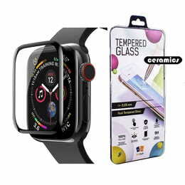 Захисне скло Drobak для Apple Watch 44mm Black 3D (313125)