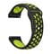 Фото - Ремінець BeCover Vents Style для Xiaomi iMi KW66/Mi Watch Color/Watch S1 Active/Haylou LS01/LS05 Black-Yellow (705805) | click.ua