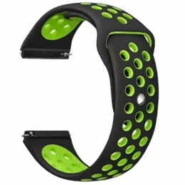 Ремінець BeCover Nike Style для Samsung Galaxy Watch 46mm/Watch 3 45mm/Gear S3 Classic/Gear S3 Frontier Black-Green (705784)