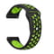Фото - Ремінець BeCover Nike Style для Xiaomi Amazfit Bip/Bip Lite/Bip S Lite/GTR 42mm/GTS/TicWatch S2/TicWatch E Black-Green (705703) | click.ua