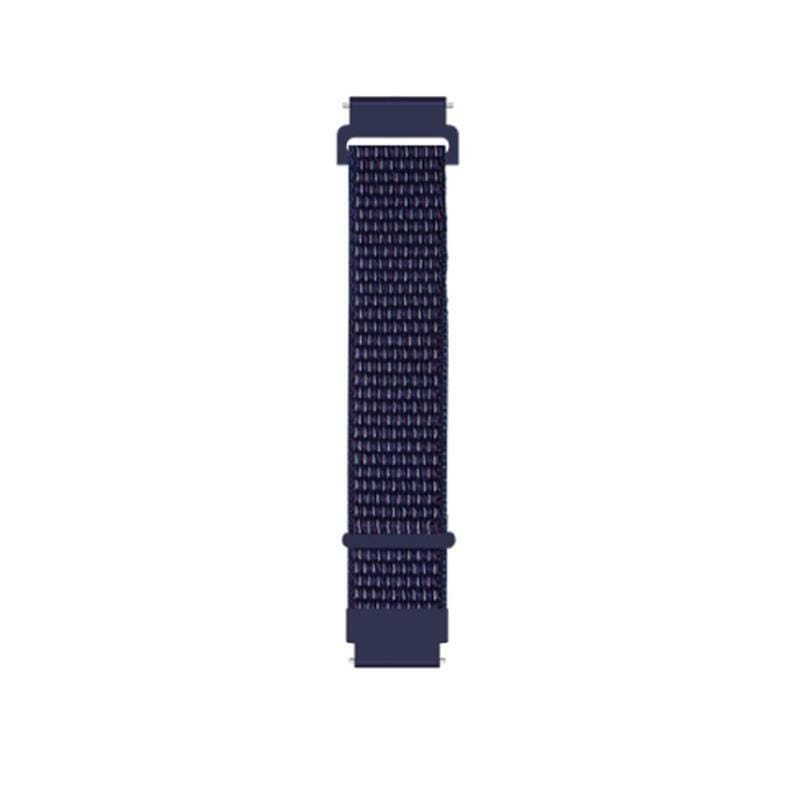 Ремінець BeCover Nylon Style для Xiaomi iMi KW66/Mi Watch Color/Haylou LS01 Deep Blue (705883)