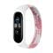 Фото - Ремінець BeCover Elastic Nylon Style для Xiaomi Mi Smart Band 5/Mi Smart Band 6 Size L Pink/White (706164) | click.ua
