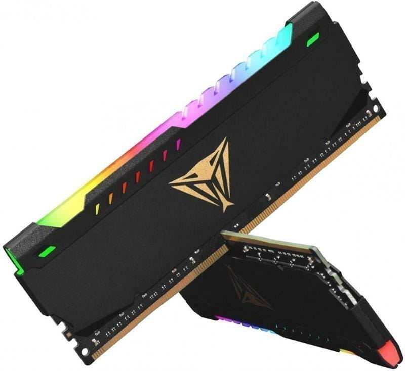 Модуль пам'яті DDR4 2x8GB/3200 Patriot Viper Steel RGB Black (PVSR416G320C8K)