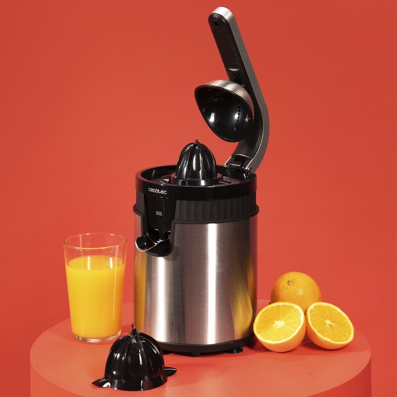 Соковыжималка Cecotec Xqueeze RetroJuice 600 Steel (CCTC-03363)