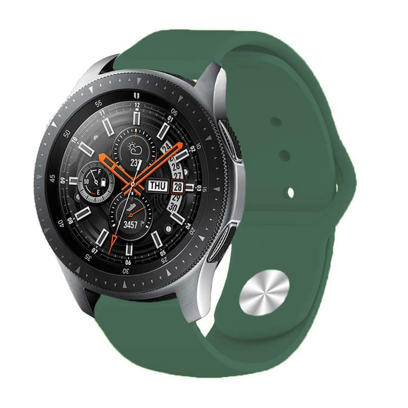 Силіконовий ремінець BeCover для Samsung Galaxy Watch 46mm/Watch 3 45mm/Gear S3 Classic/Gear S3 Frontier Pine-Green (706322)
