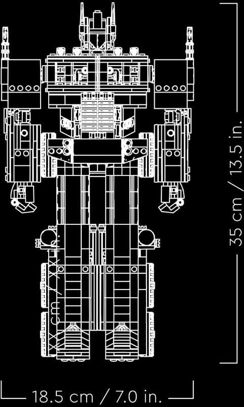 Конструктор LEGO Icons Оптимус Прайм (10302)
