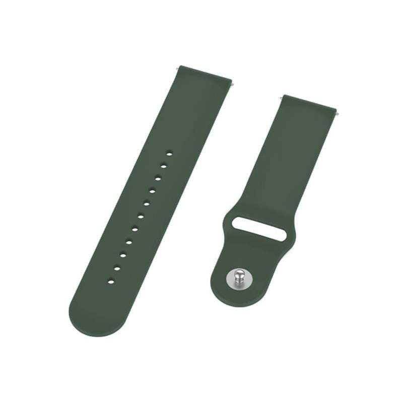 Силиконовый ремешок BeCover для Xiaomi iMi KW66/Mi Watch Color/Haylou LS01/Watch S1 Active Khaki (706364)