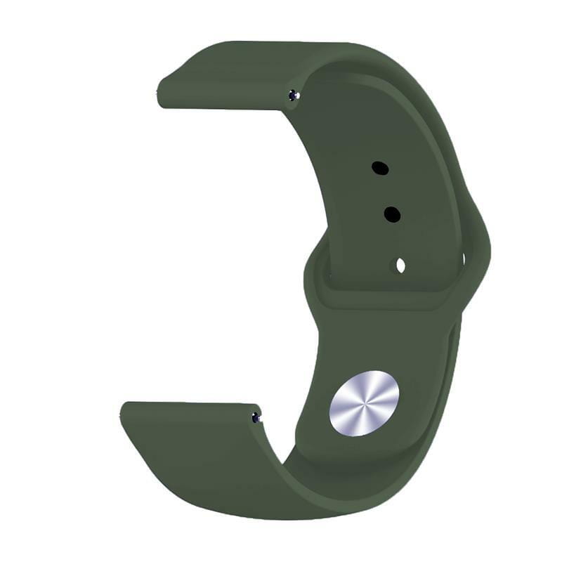 Силиконовый ремешок BeCover для Xiaomi iMi KW66/Mi Watch Color/Haylou LS01/Watch S1 Active Khaki (706364)