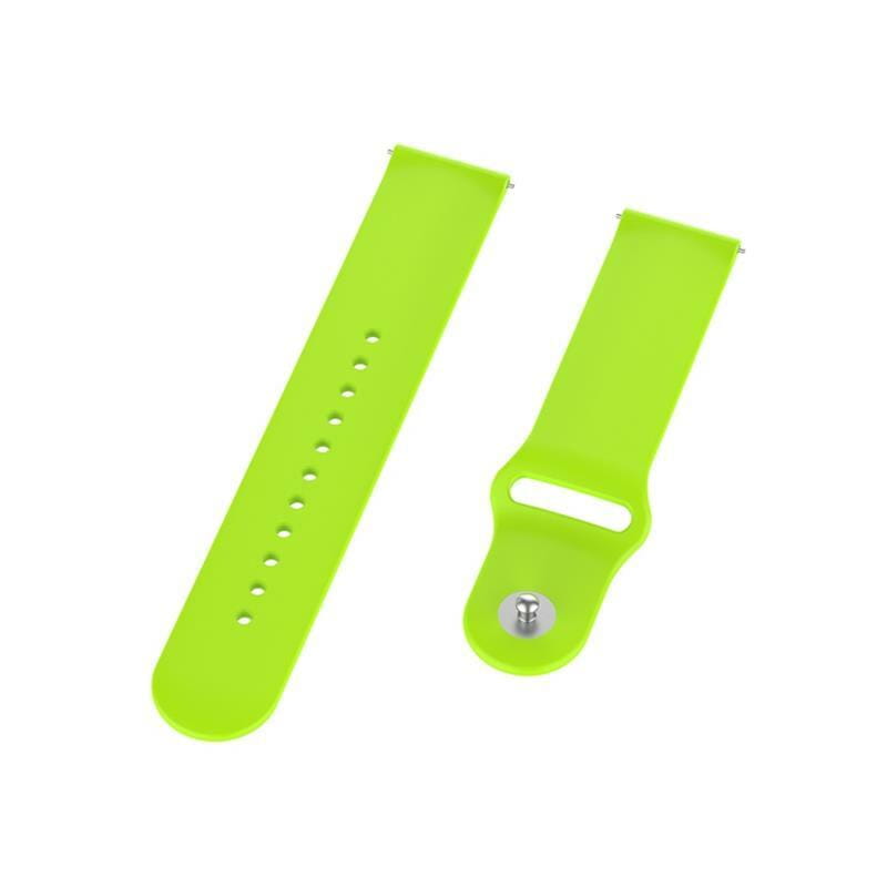 Силиконовый ремешок BeCover для Xiaomi iMi KW66/Mi Watch Color/Haylou LS01/Watch S1 Active Lime (706363)