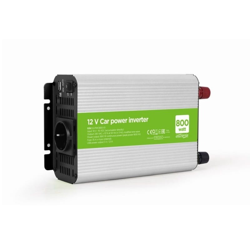 Инвертор напряжения EnerGenie EG-PWC800-01 800W