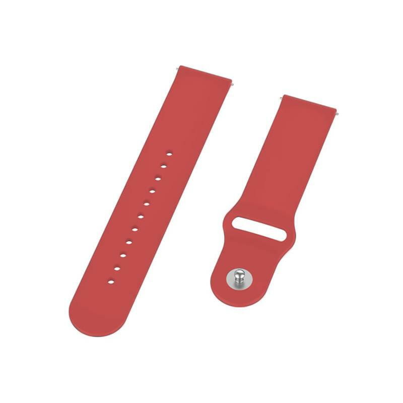 Силіконовий ремінець BeCover для Xiaomi iMi KW66/Mi Watch Color/Haylou LS01/Watch S1 Active Red (706348)