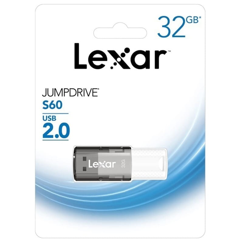 Флеш-накопитель USB2.0 32GB Lexar JumpDrive S60 Black (LJDS060032G-BNBNG)