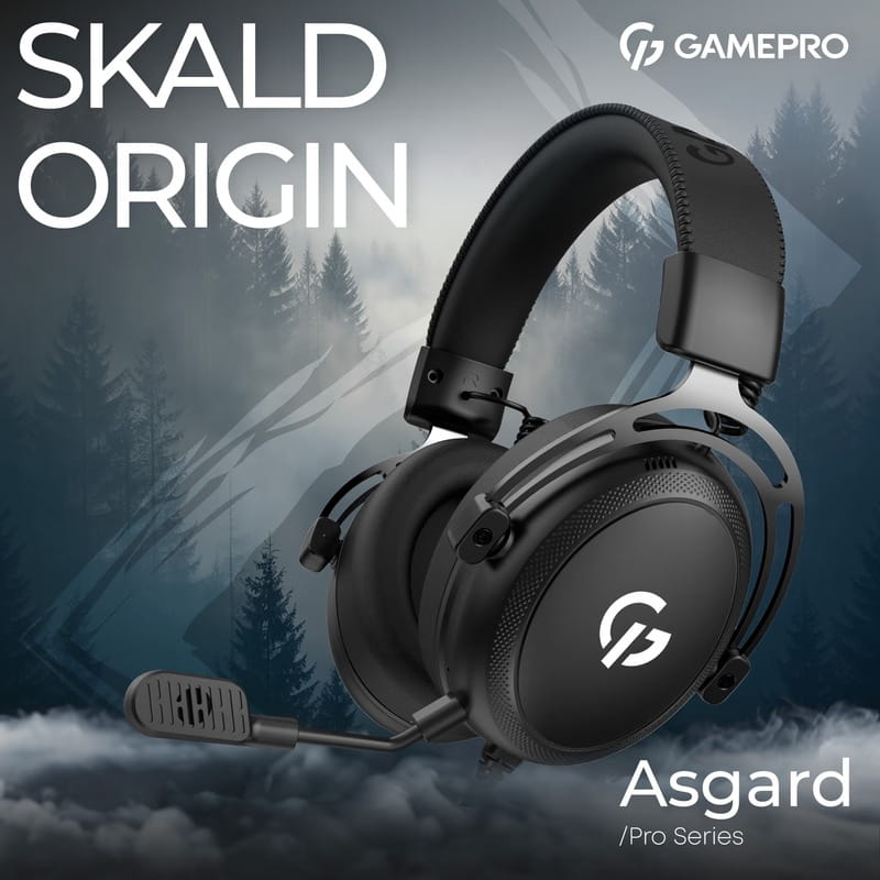 Гарнитура GamePro Asgard Skald Origin Black (HS850B)