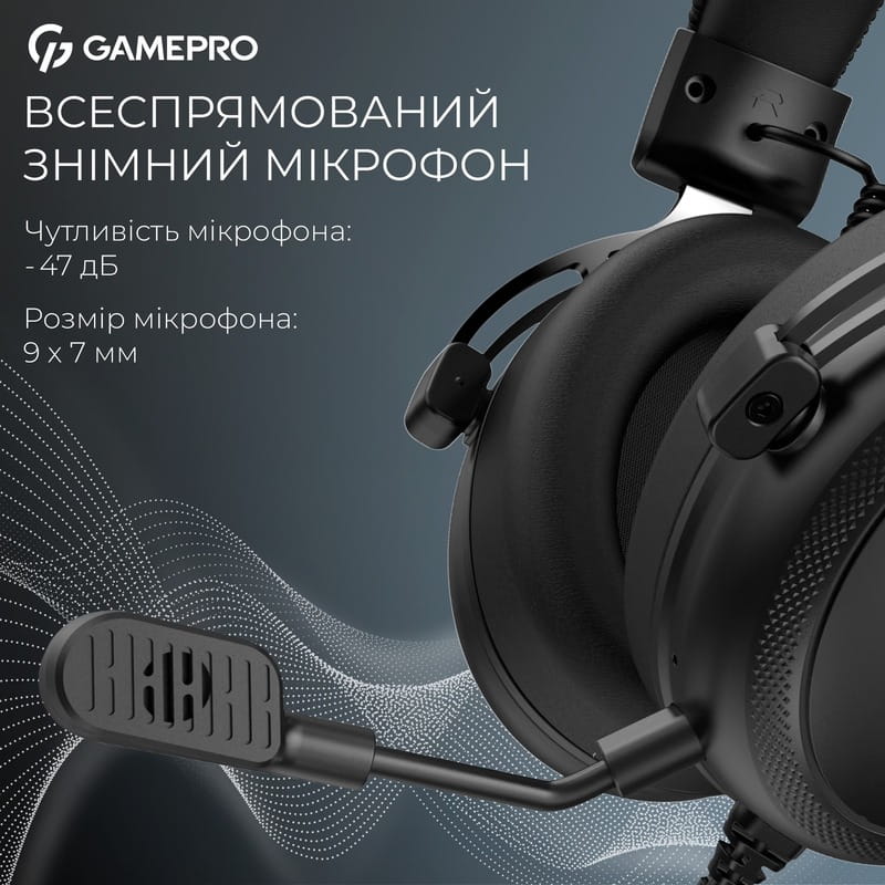 Гарнітура GamePro Asgard Skald Origin Black (HS850B)