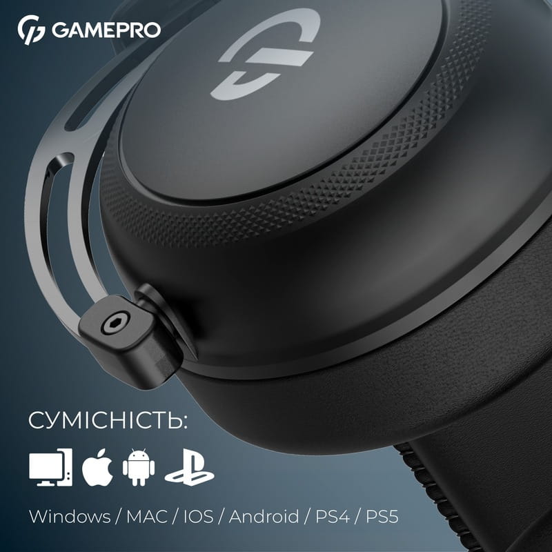 Гарнітура GamePro Asgard Skald Origin Black (HS850B)