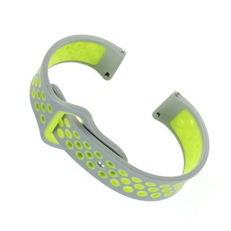 Ремешок BeCover Nike Style для Samsung Galaxy Watch 46mm/Watch 3 45mm/Gear S3 Classic/Gear S3 Frontier Grey-Green (705789)