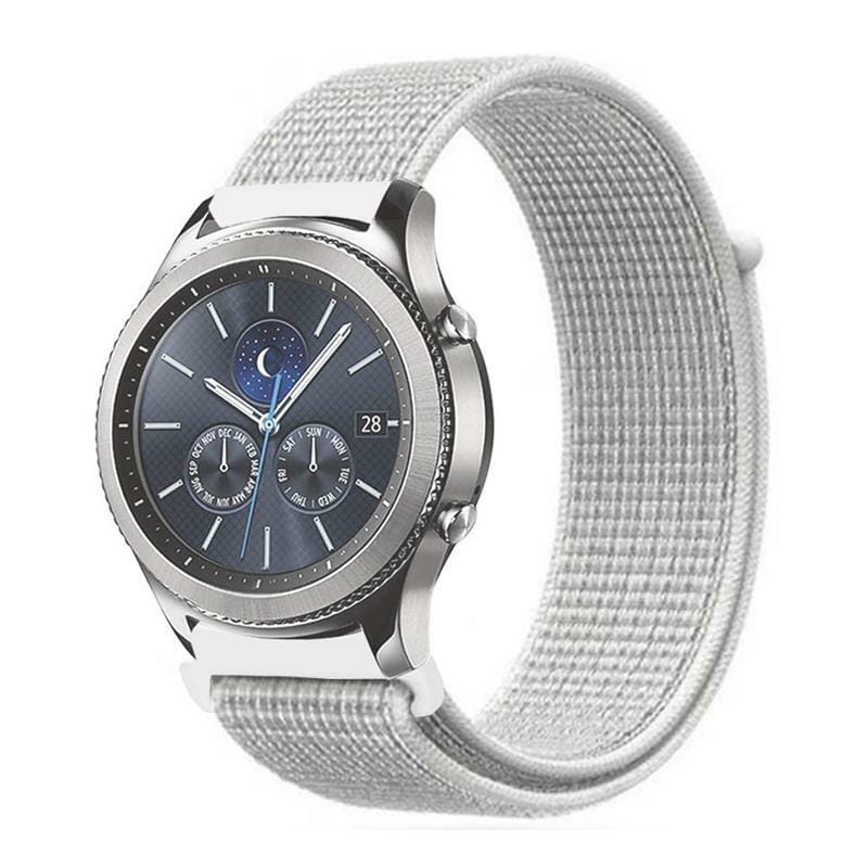 Ремешок BeCover Nylon Style для Samsung Galaxy Watch 42mm/Watch Active/Active 2 40/44mm/Watch 3 41mm/Gear S2 Classic/Gear Sport White (705823)