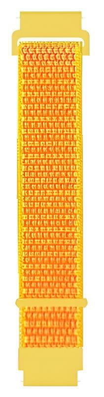 Ремешок BeCover Nylon Style для Xiaomi Amazfit Bip/Bip Lite/Bip S Lite/GTR 42mm/GTS/TicWatch S2/TicWatch E Yellow (705831)