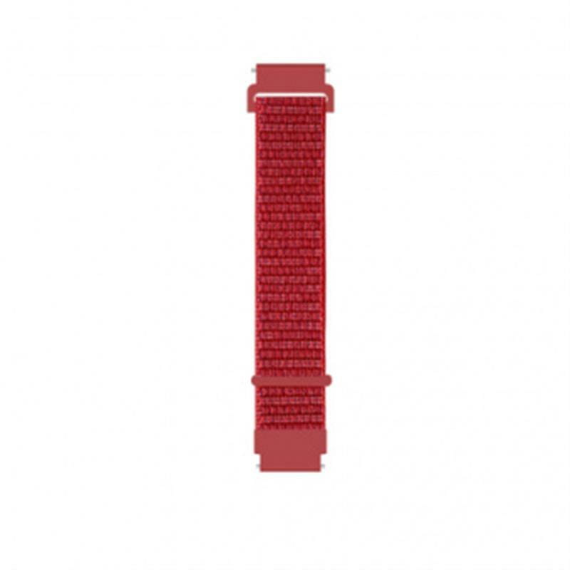 Ремешок BeCover Nylon Style для Amazfit Stratos 1/2/2S/3/GTR 2/GTR 47mm/GTR Lite 47mm/Nexo/Pace Red (705892)