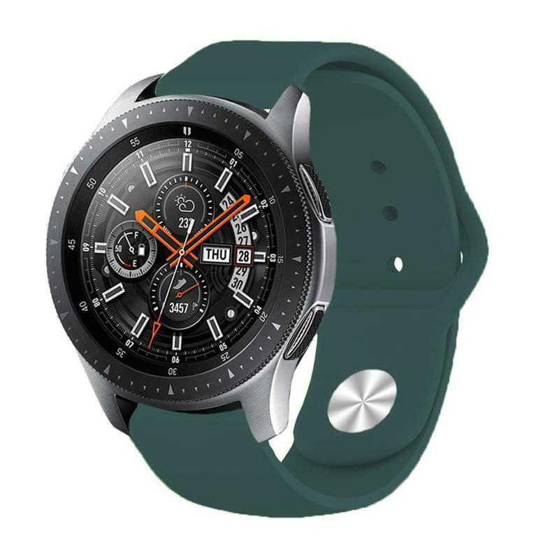 Силиконовый ремешок BeCover для Samsung Galaxy Watch 46mm/Watch 3 45mm/Gear S3 Classic/Gear S3 Frontier Dark-Green (706326)