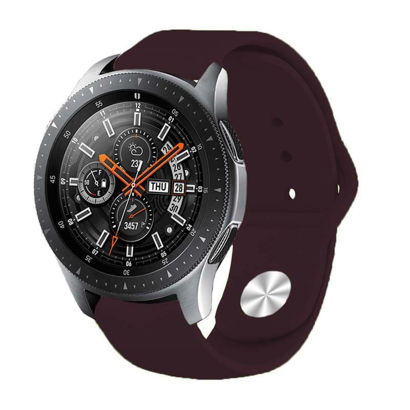 Силиконовый ремешок BeCover для Xiaomi iMi KW66/Mi Watch Color/Haylou LS01/Watch S1 Active Purple-Wine (706358)